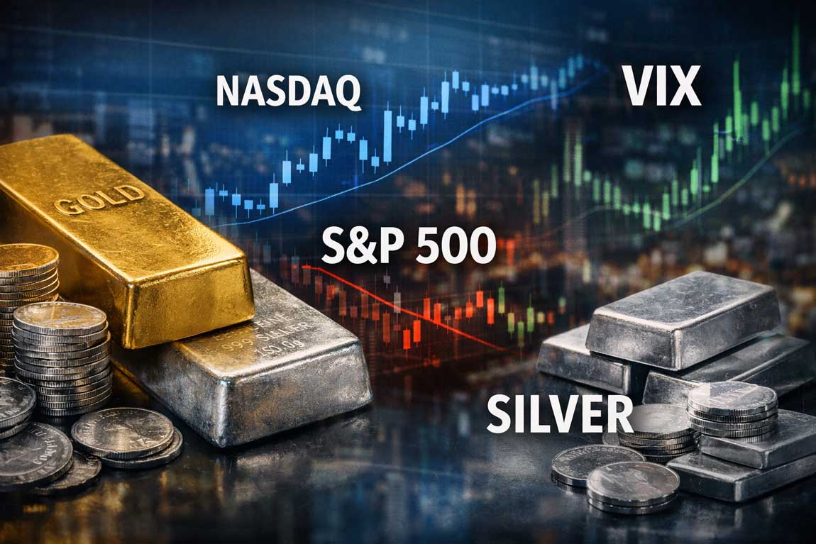 silver-gold-nasdaq-vix-sp500-mercati-finanziari